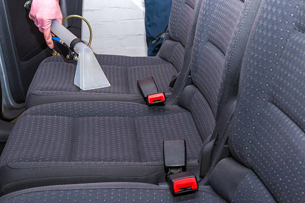Car interior textile seats chemical cleaning