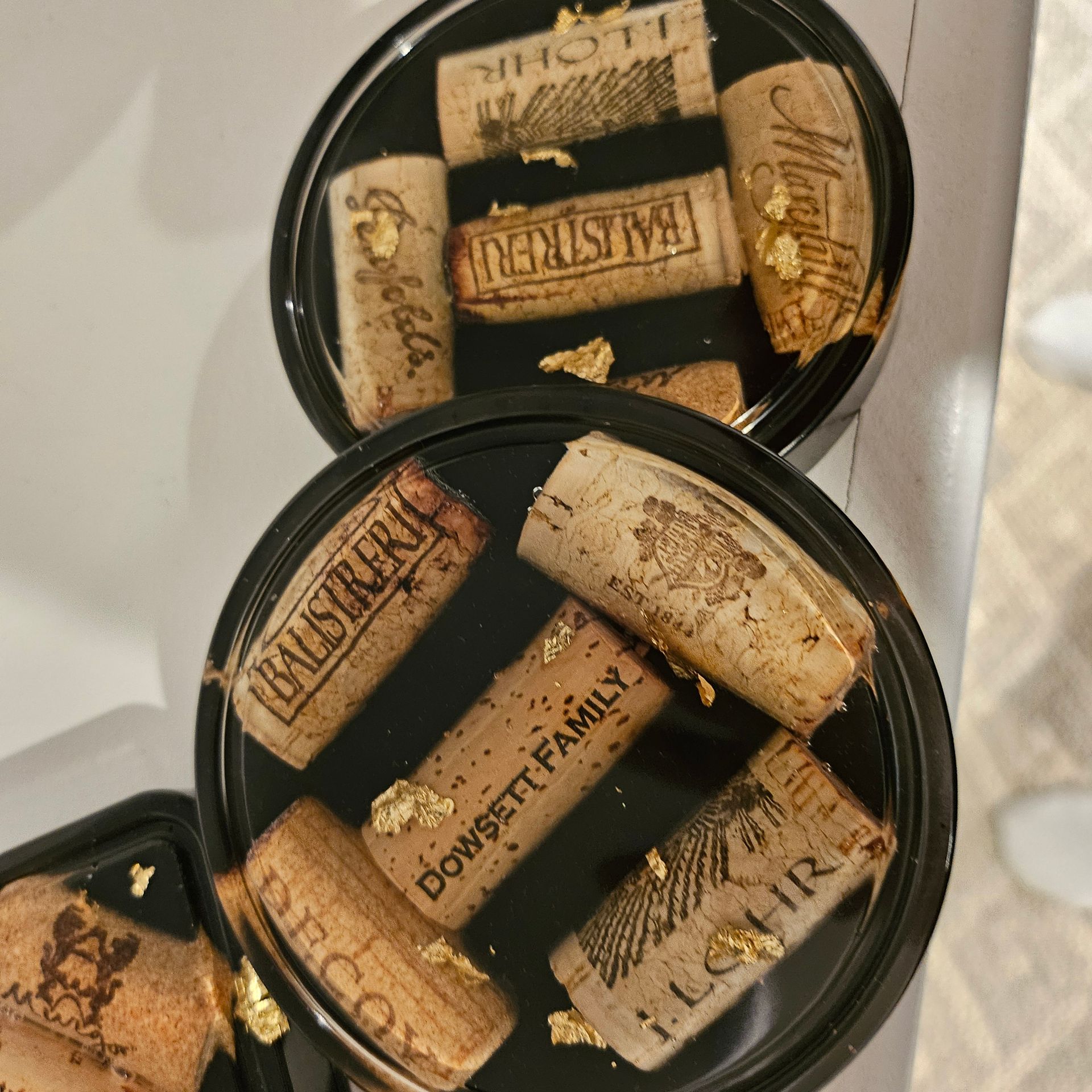 Wine Cork Coasters - Set of 4