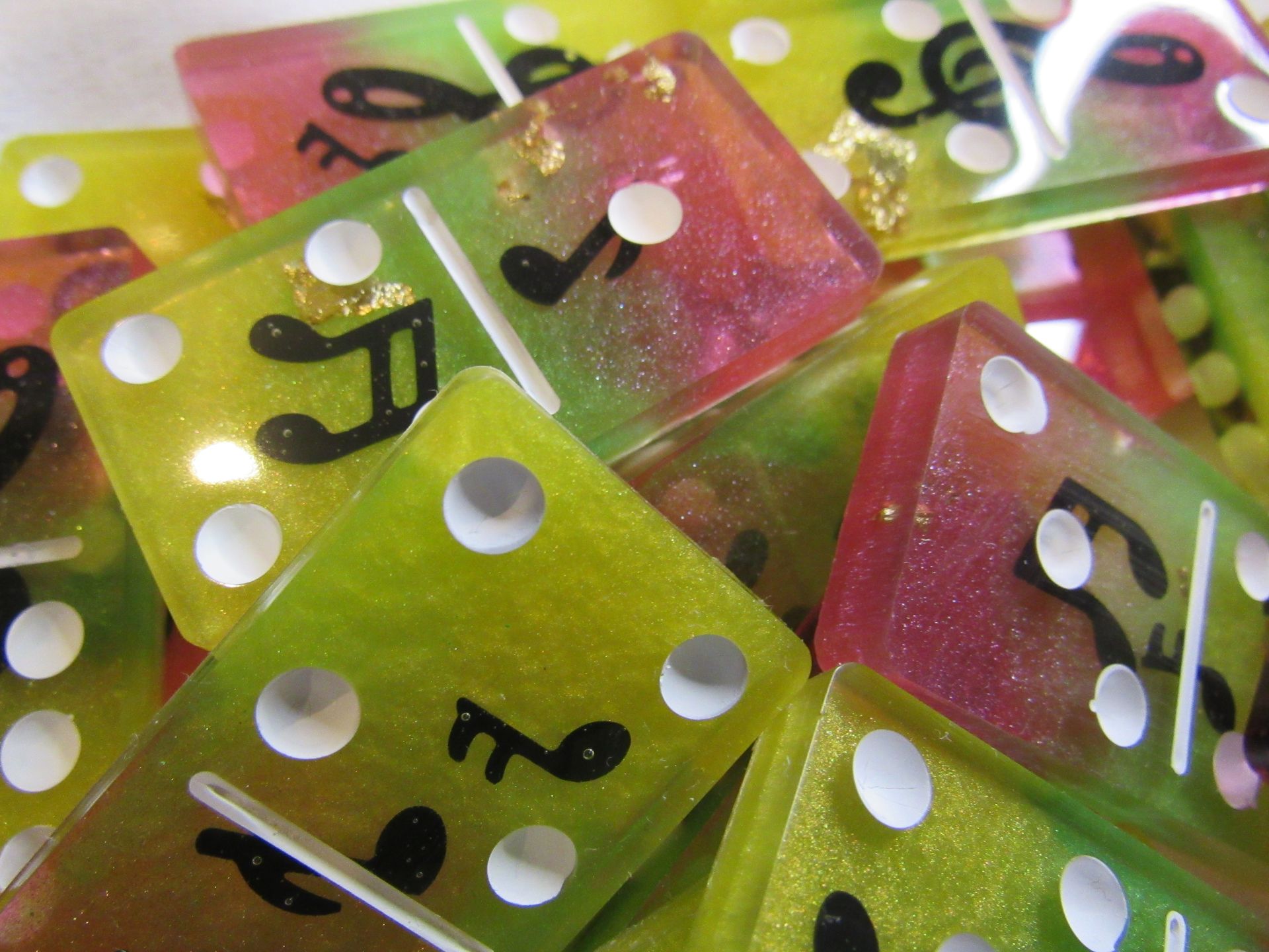 Rasta Music Notes Dominoes