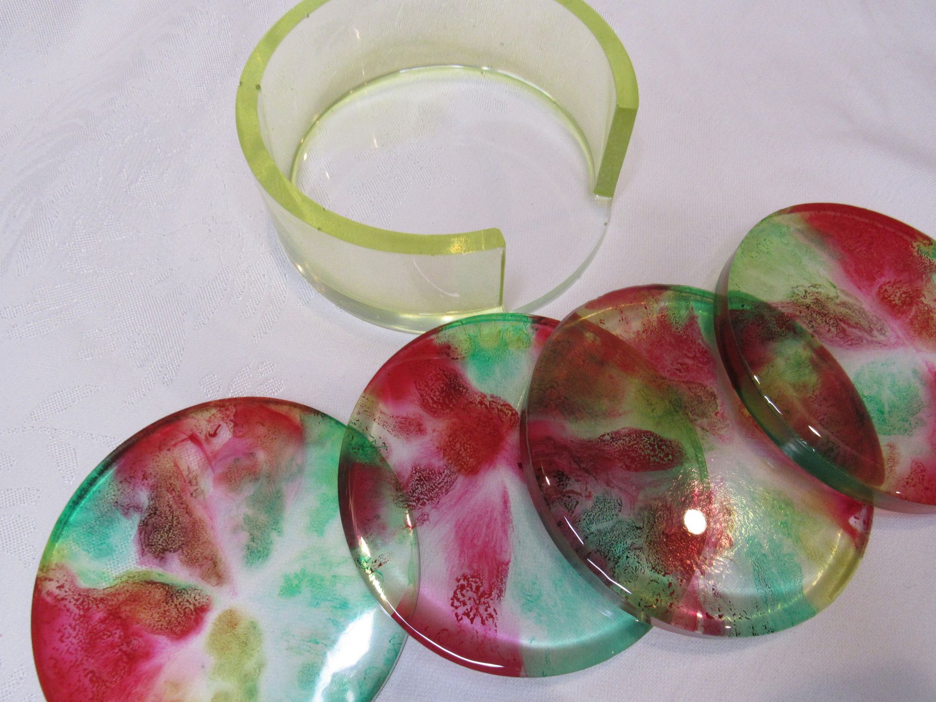 Rasta Coasters - 5 piece set