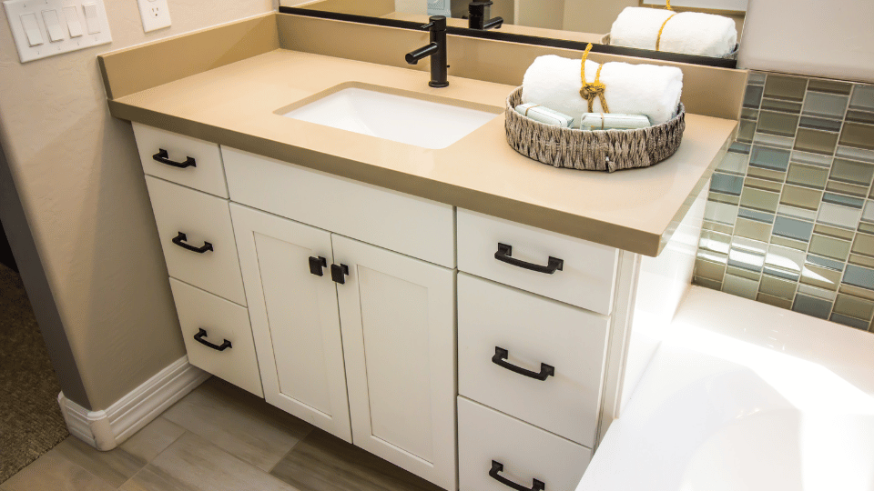 Large Cabinets Underneath Bathroom Sink