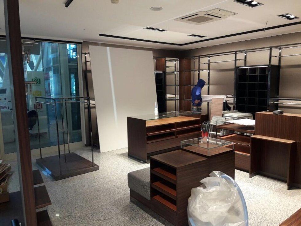 allestimento negozio