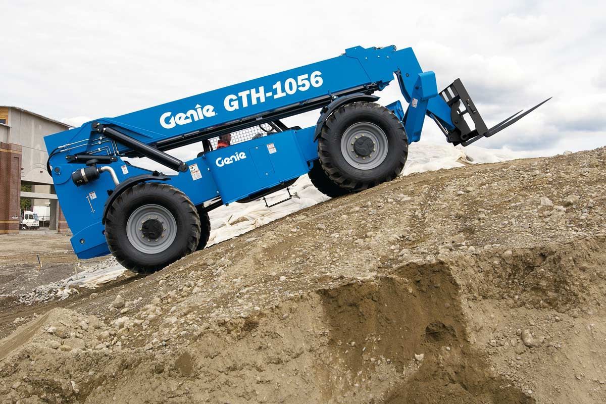 genie telehandler at mandel rentals