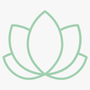 Logo lotus grijs yani yoga