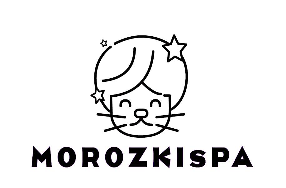 A black and white logo of a cat with a star on its head.