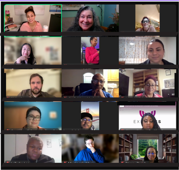 A man is teaching a group of children in a classroom while pointing at a map of the world.