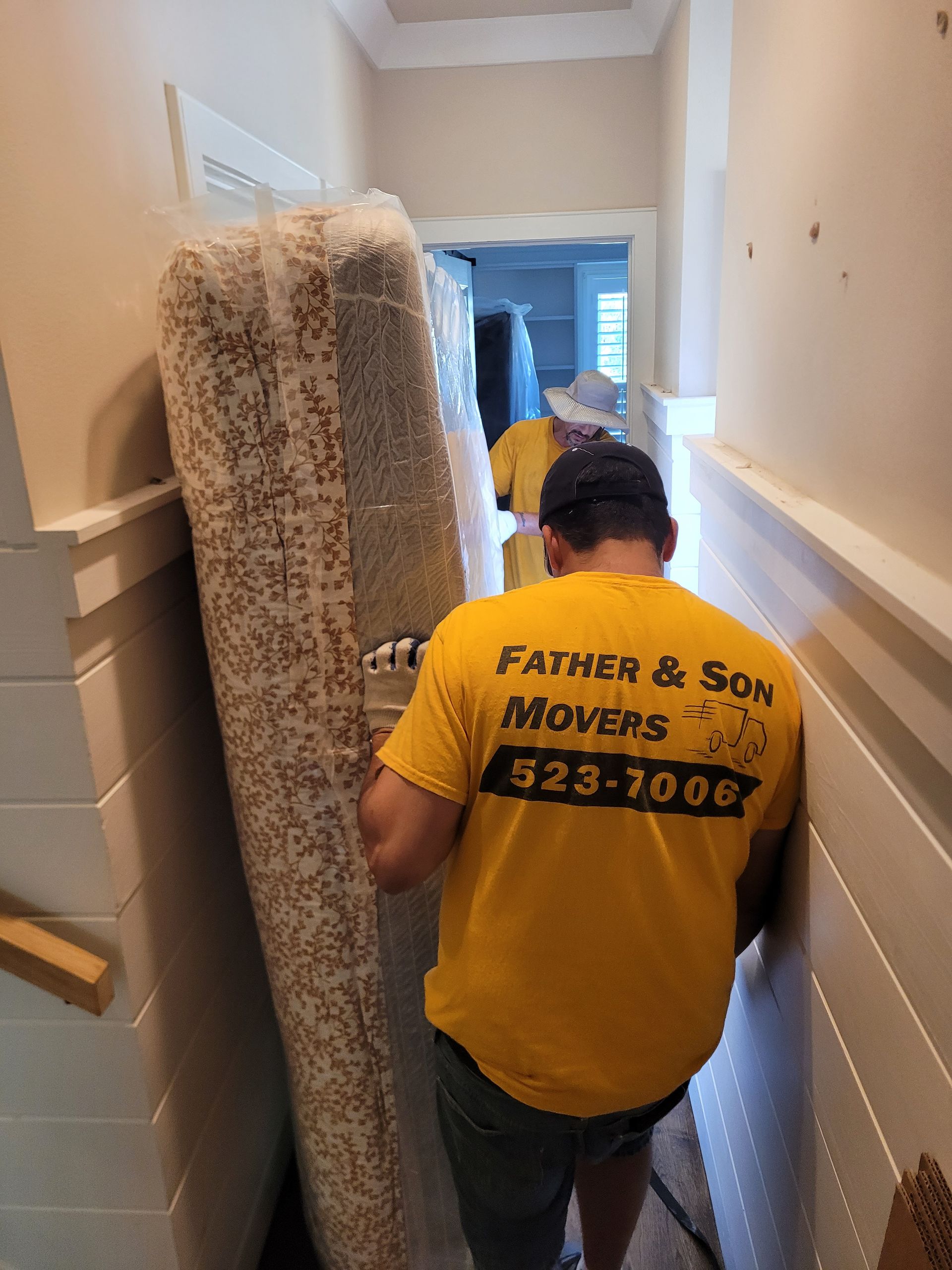 Moving mattress from the house to new destination