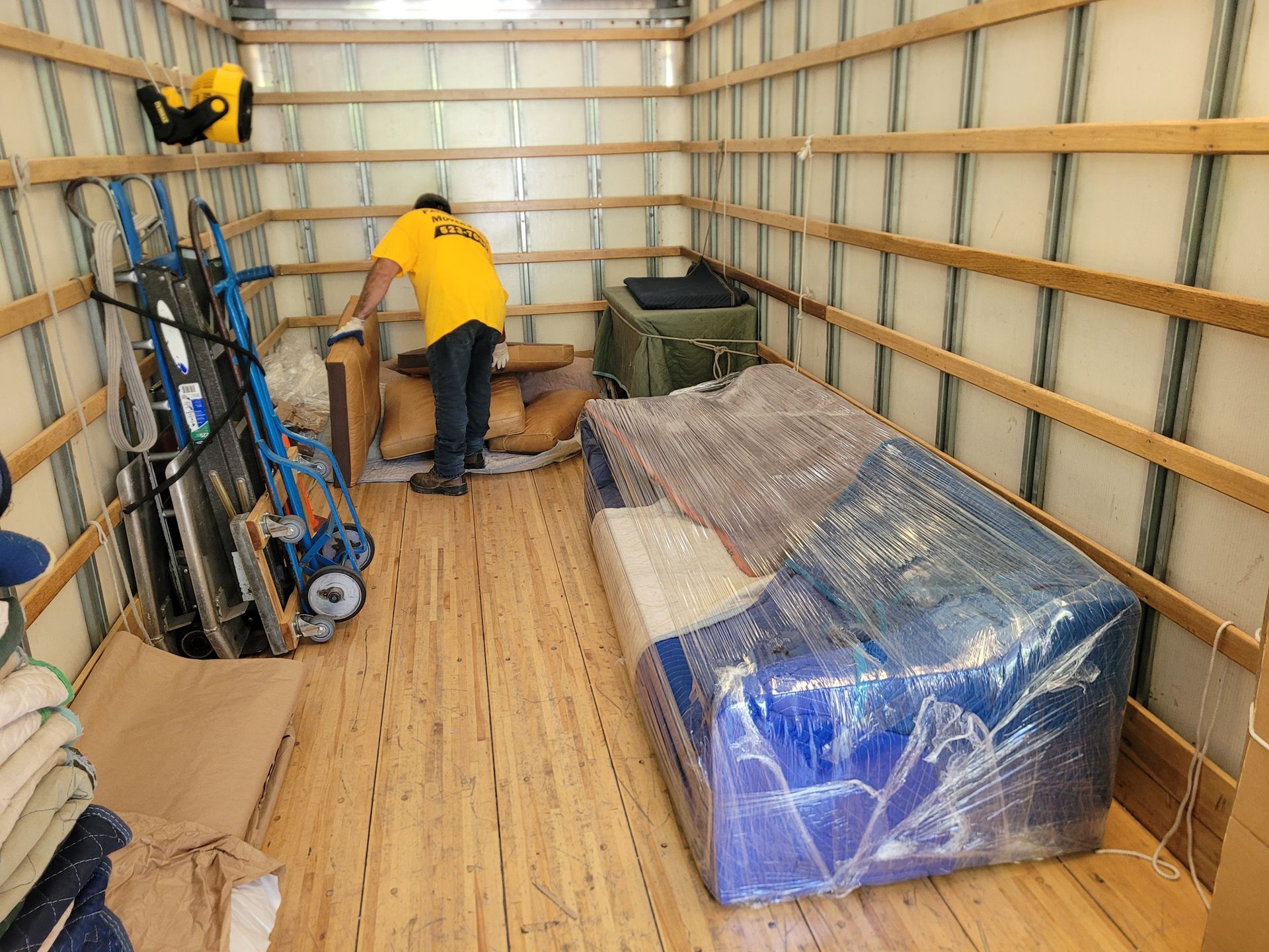 Loading and spacing items 