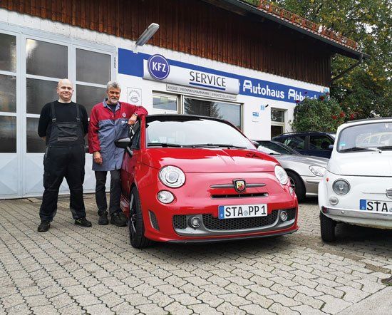 Das Team vom Autohaus Abbrecher