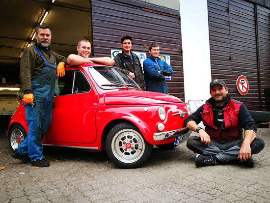 Das Team von Vondrovsky