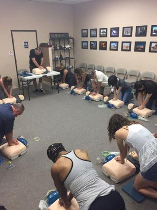 Actual CPR class — CPR education in Upland, CA