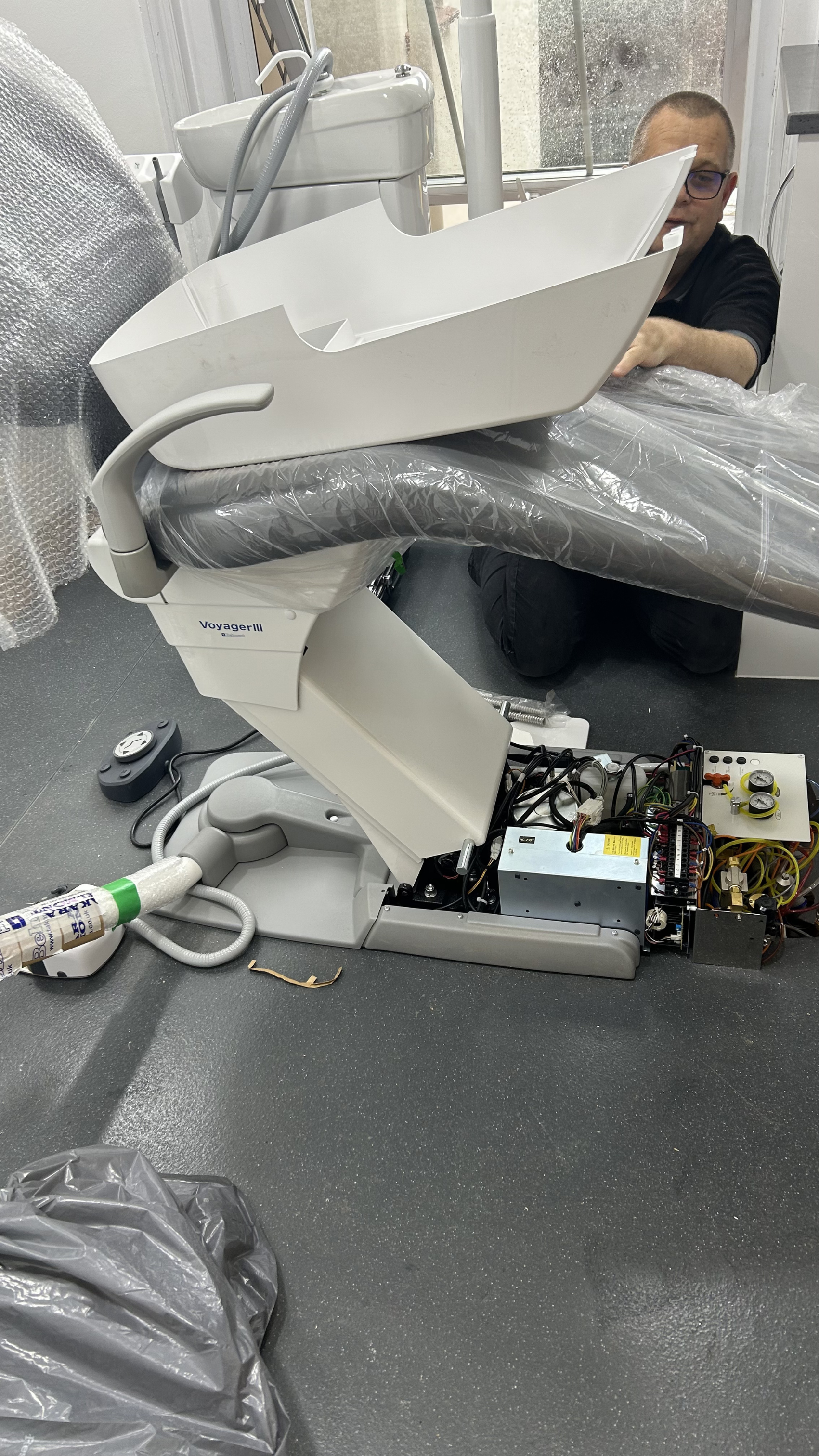 Dentist surgery chair