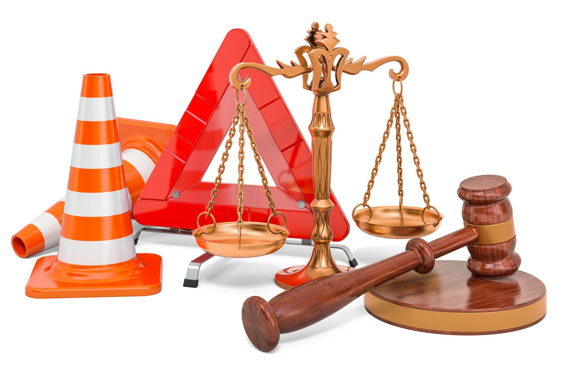 Traffic Cones and Wooden Gavel – Washington, DC – Wingfield, Ginsburg & Lipp PC