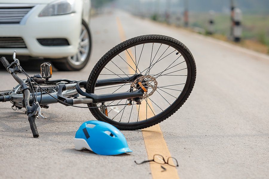 Crashed Bicycle on Road – Washington, DC – Wingfield, Ginsburg & Lipp PC