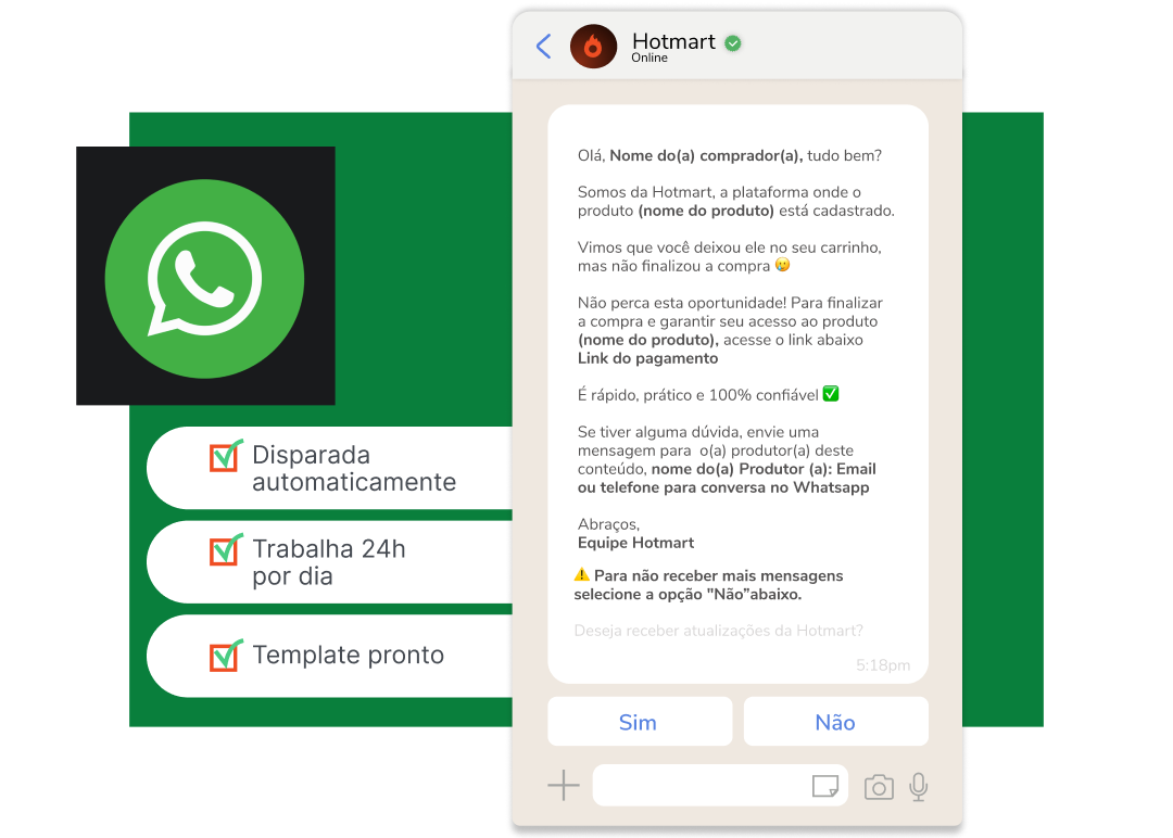 Uma captura de tela de um aplicativo WhatsApp em um celular.