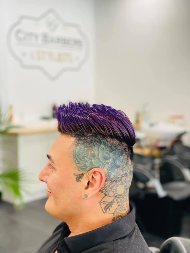 Man with Hair Color | Cheyenne, WY | City Barbers & Stylists
