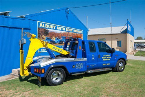 Company Vehicle — Auto Body Repairs in South Albury, NSW