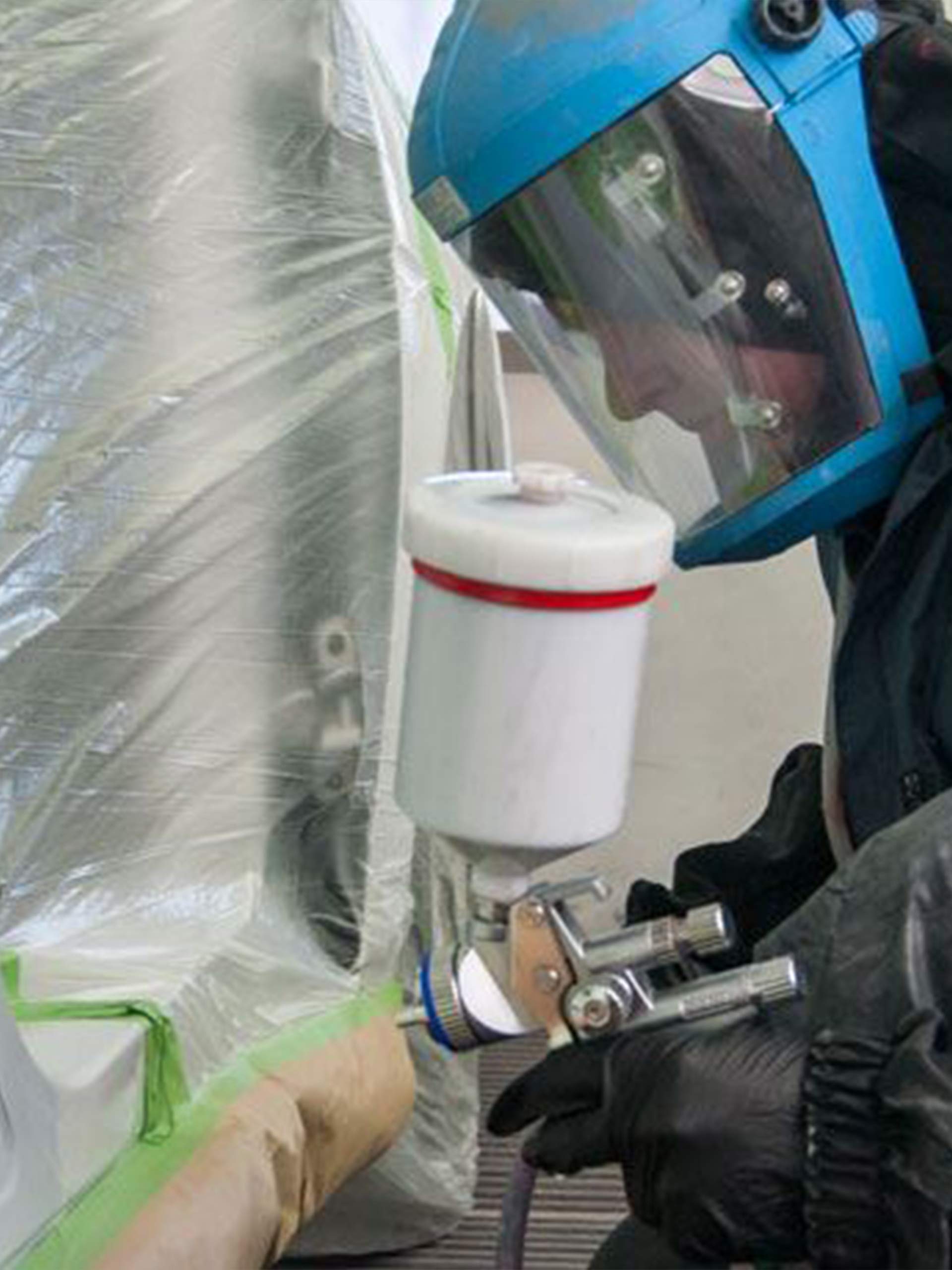 Spray Painting — Auto Body Repairs in South Albury, NSW