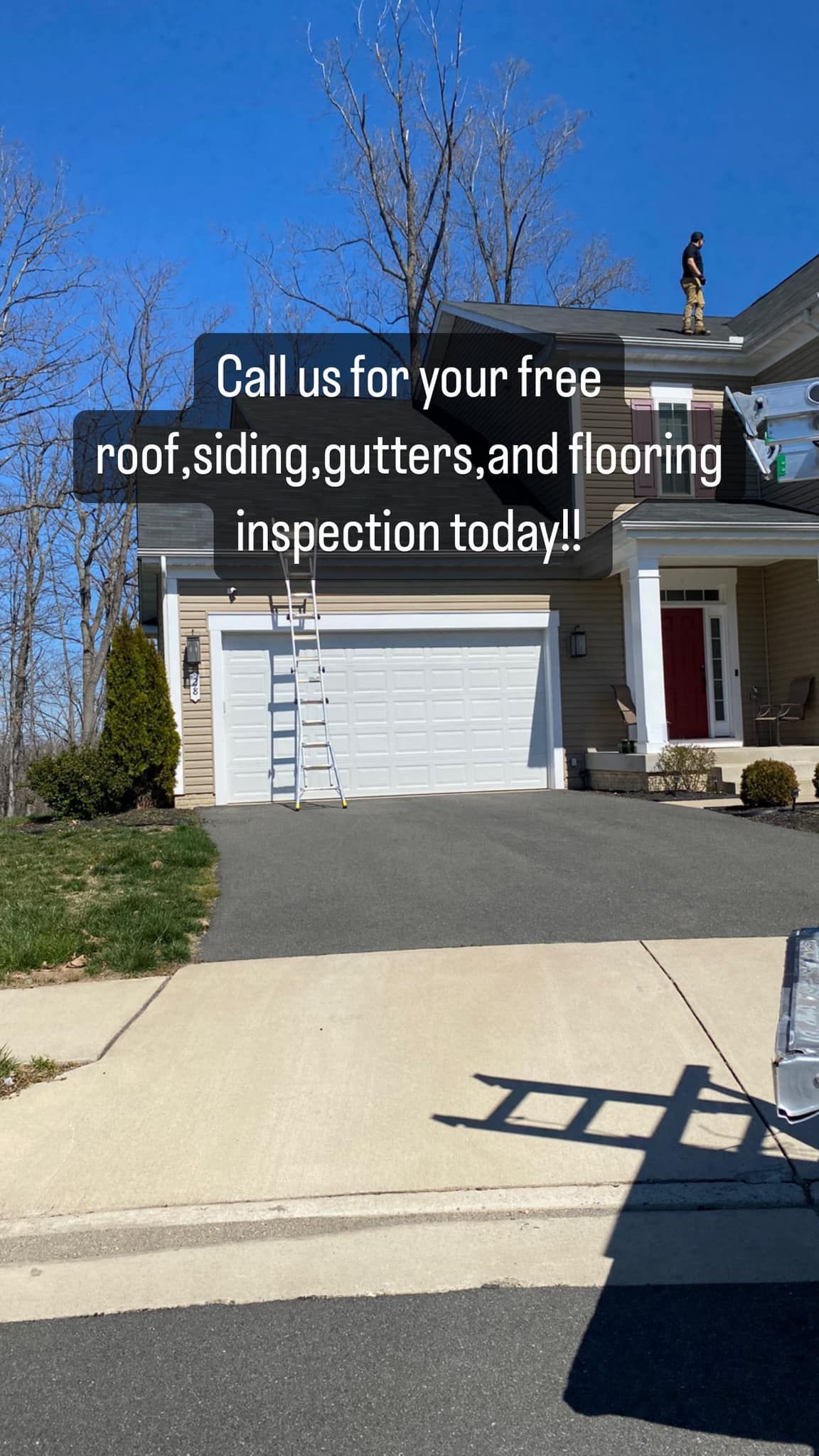 Man On A Roof — Manassas Park, VA — Advanced General Contractors LLC