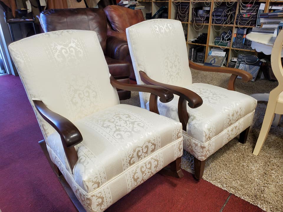 Two White Chairs — Otto, NC — Christine's Home Decor