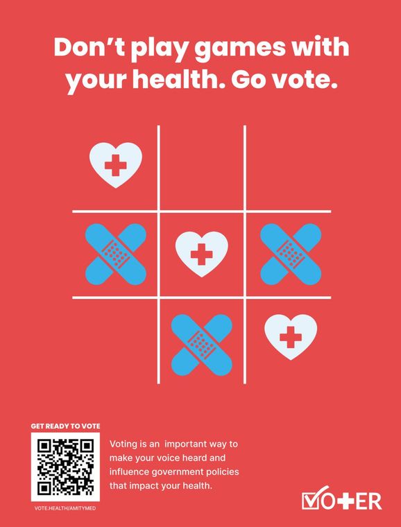 Poster asking people to encourage voting by asking if they are registered, have a voting plan, and know voting details.