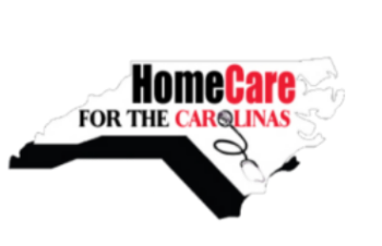 A logo for homecare for the carolina state