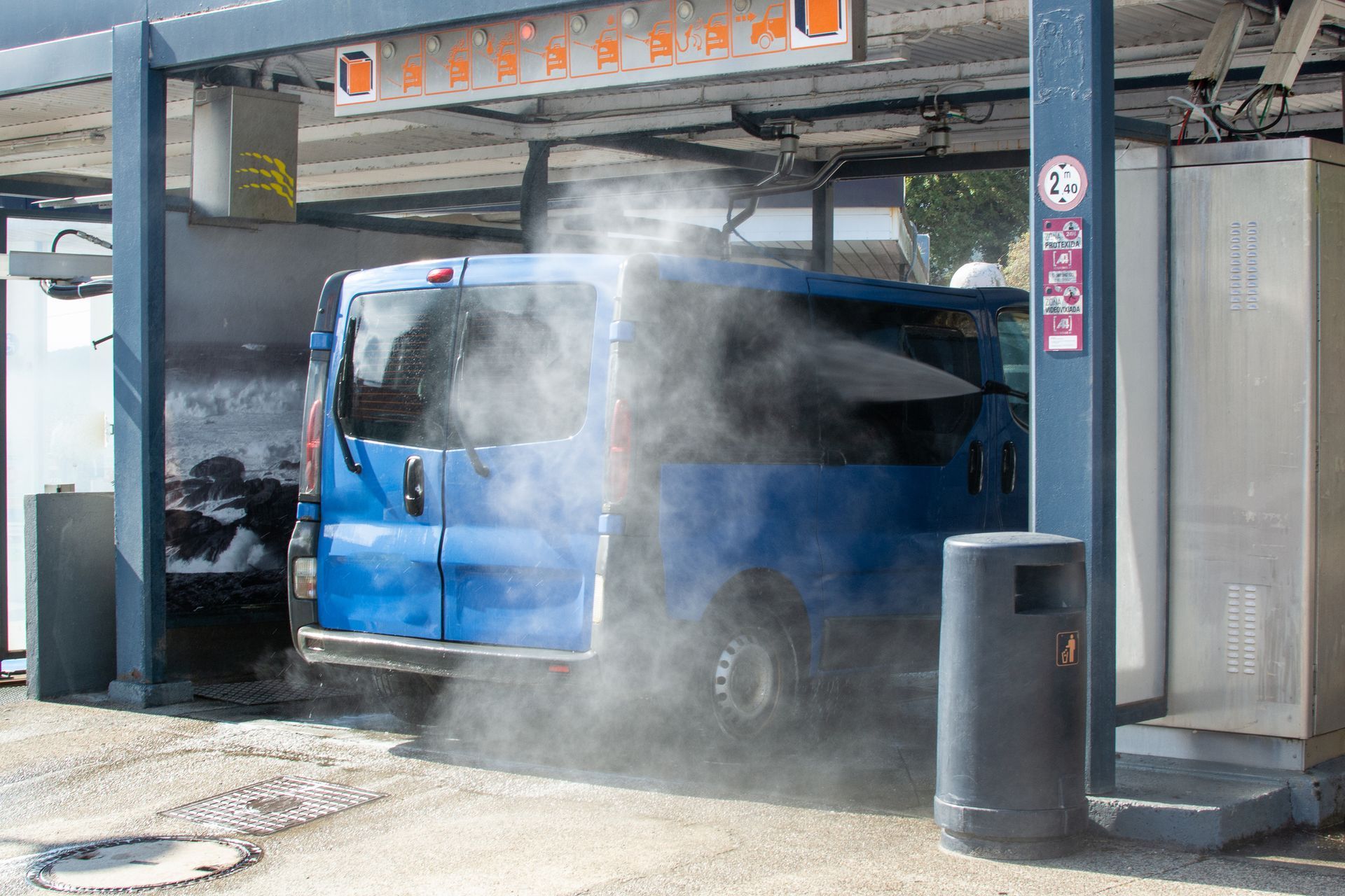 Blue Van Is Being Washed | Grapevine, TX | Driven by Detail