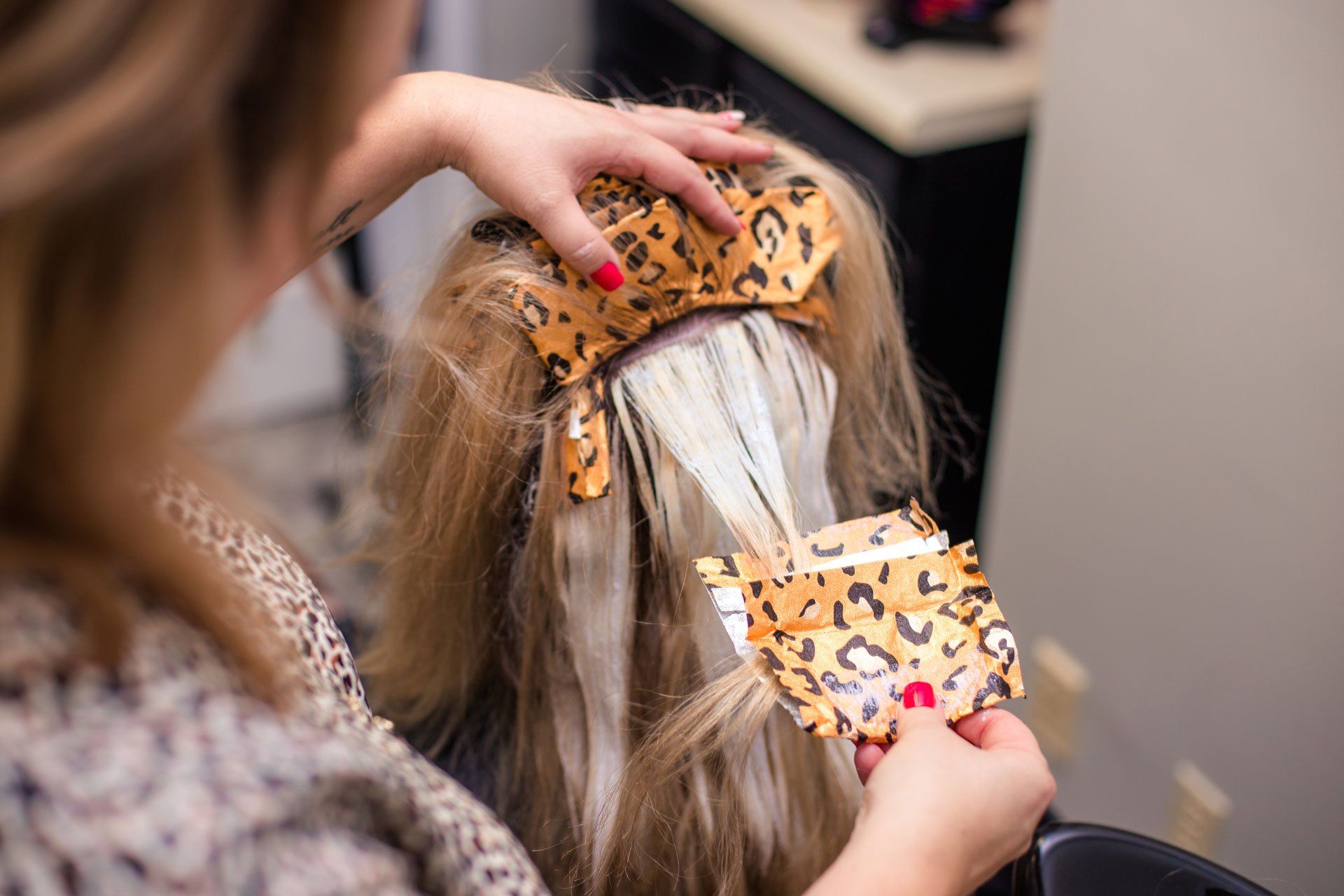 studio blush hair dying