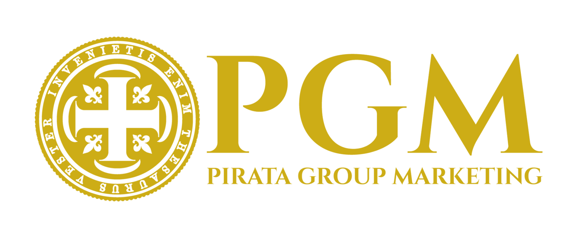 A logo for a company called pirata group marketing