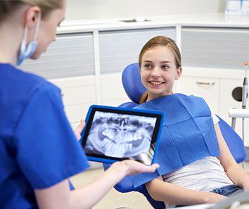 Dentist with X-Ray — Joliet, IL — Michael P. Hoyland, DDS
