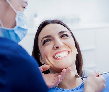 Woman Visiting Her Dentist — Joliet, IL — Michael P. Hoyland, DDS