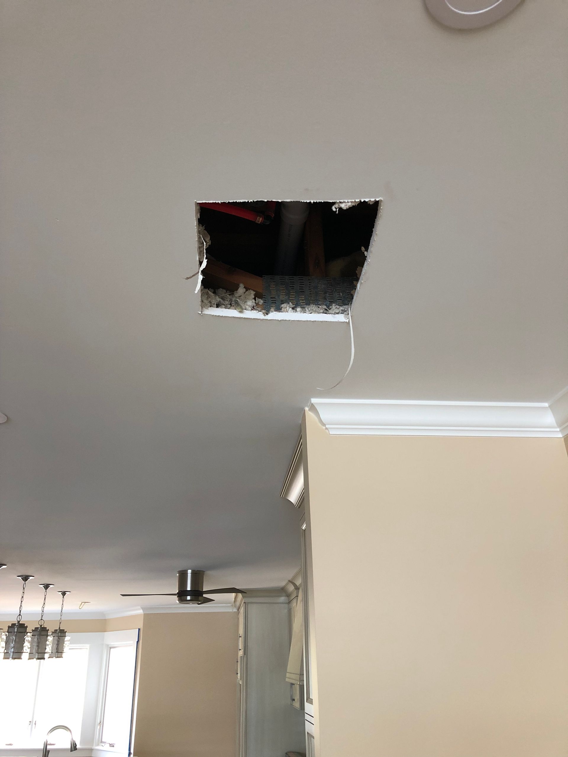 A Square Hole in A White Ceiling | Sellersburg, IN | Turnkey Builders