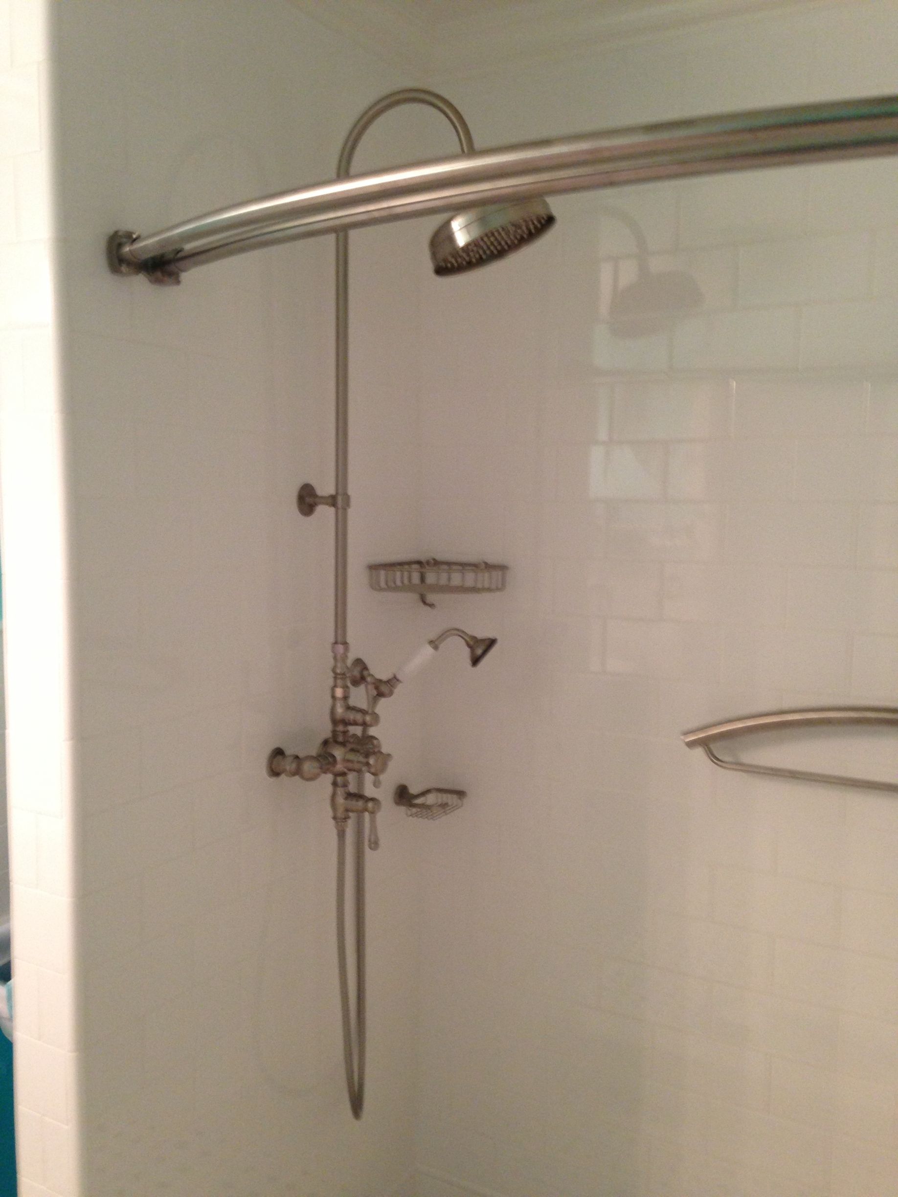 Mid-Shot of The Shower Head | Sellersburg, IN | Turnkey Builders