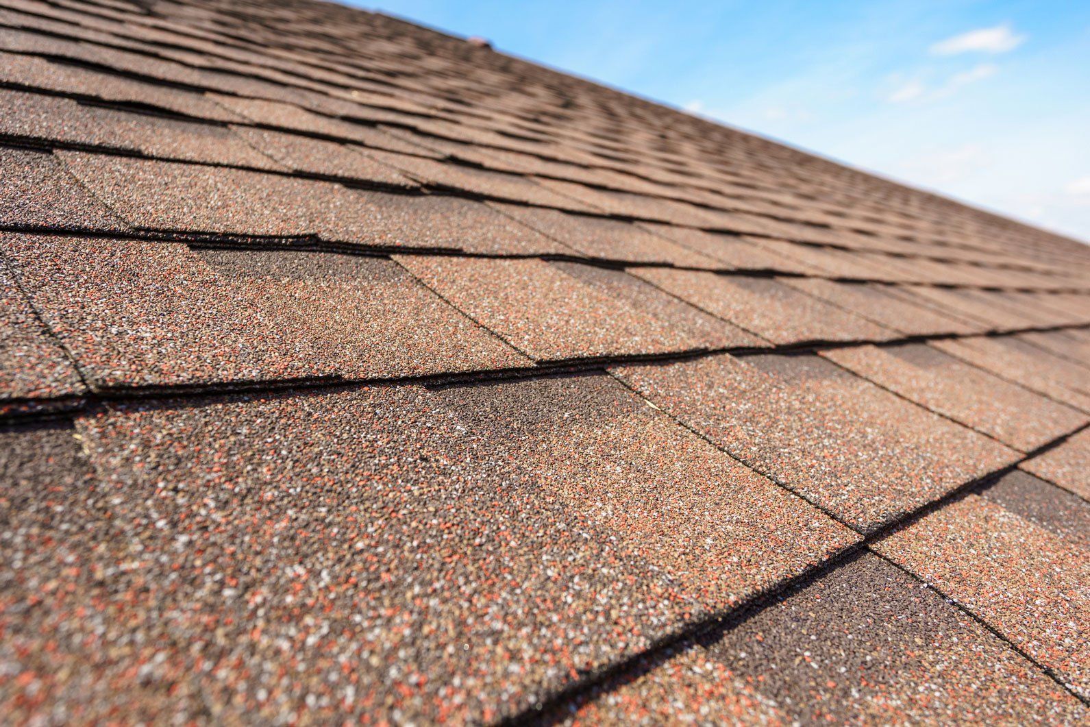 Shingled Roofing — Newly Installed Asphalt Shingle Roof in Rutland, VT