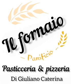 Logo for Il Fornaio bakery. Features wheat sprigs and text 