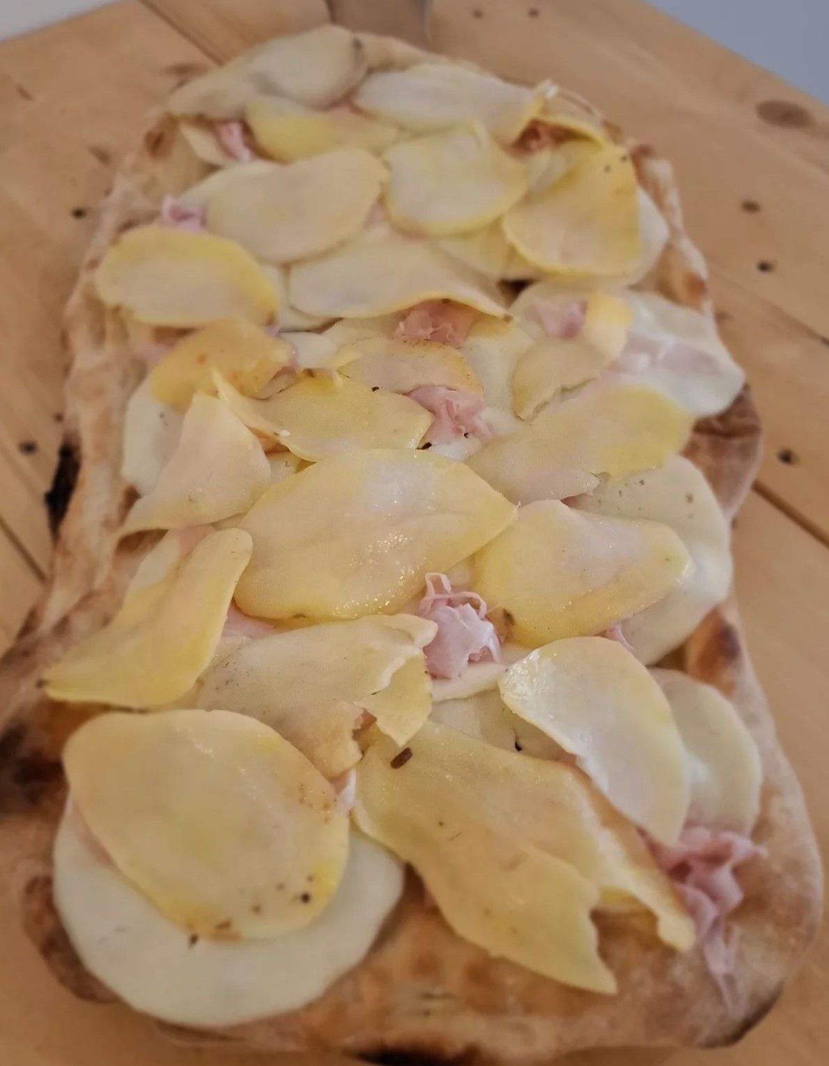 pizza bianca con patate