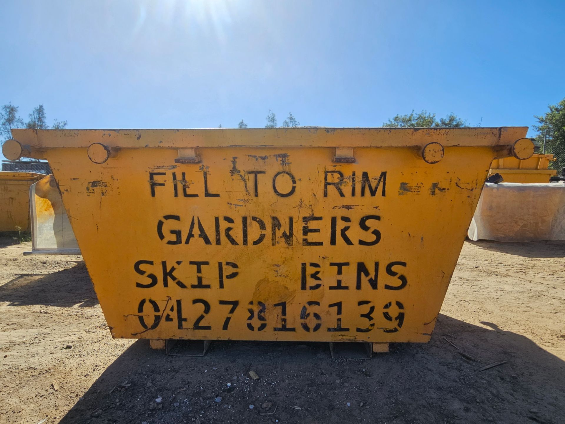 Yellow Waste Skip — Gardners Yamba Skip Bin Hire In South Grafton, NSW