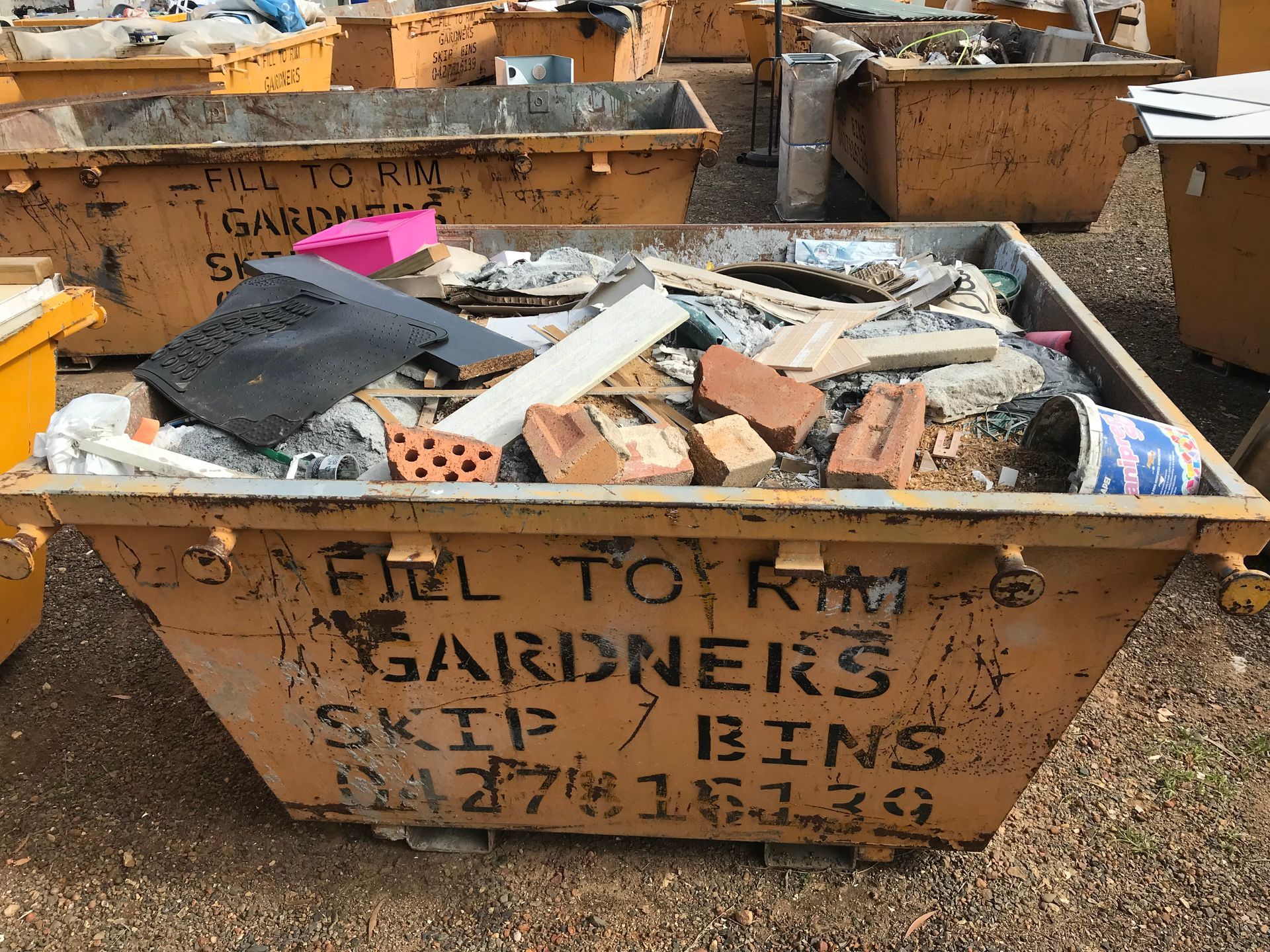 Skip Bin Full Of Rubbish — Gardners Yamba Skip Bin Hire In South Grafton, NSW