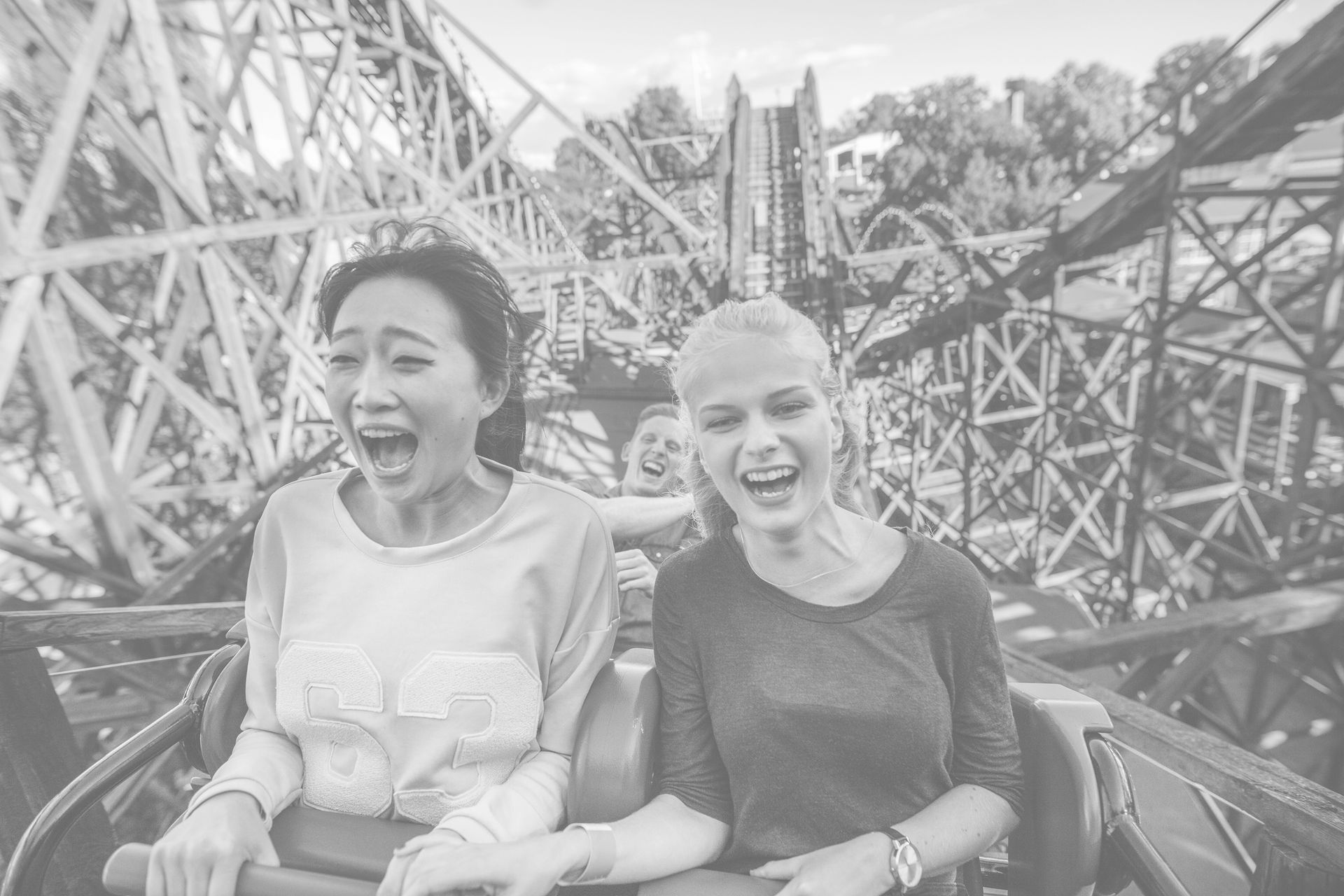 A photograph of  a roller coaster ride to show how it can feel owning a small business