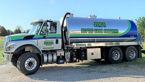 Jim's Truck — Shawnee, OK — Jim's Portable Toilets and Septic Service
