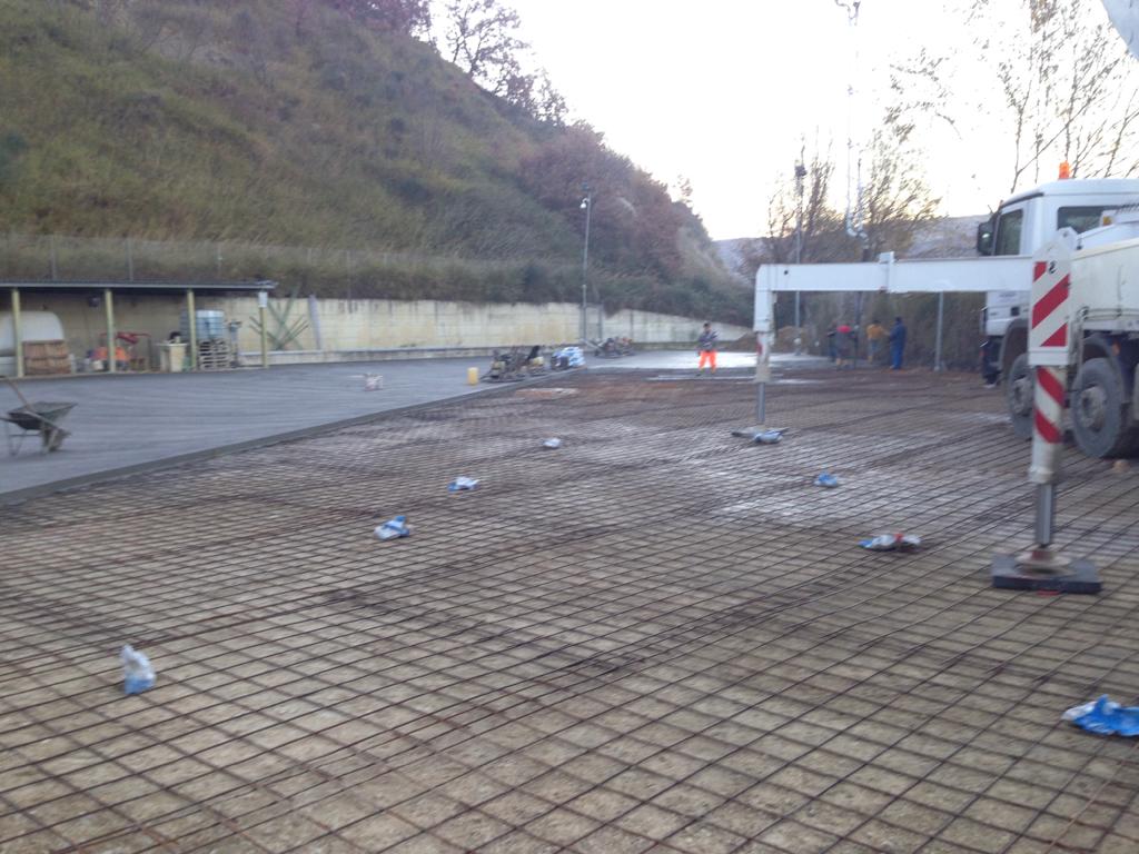 progetto edile con preparazione linee tecnologiche