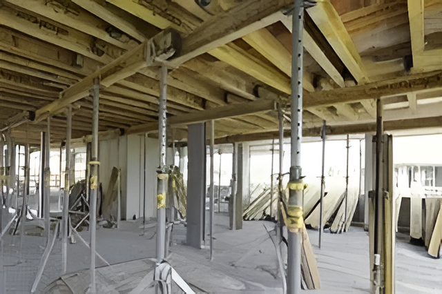 impalcature di un'opera edile