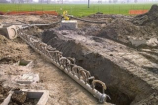 scavo per lavori edili