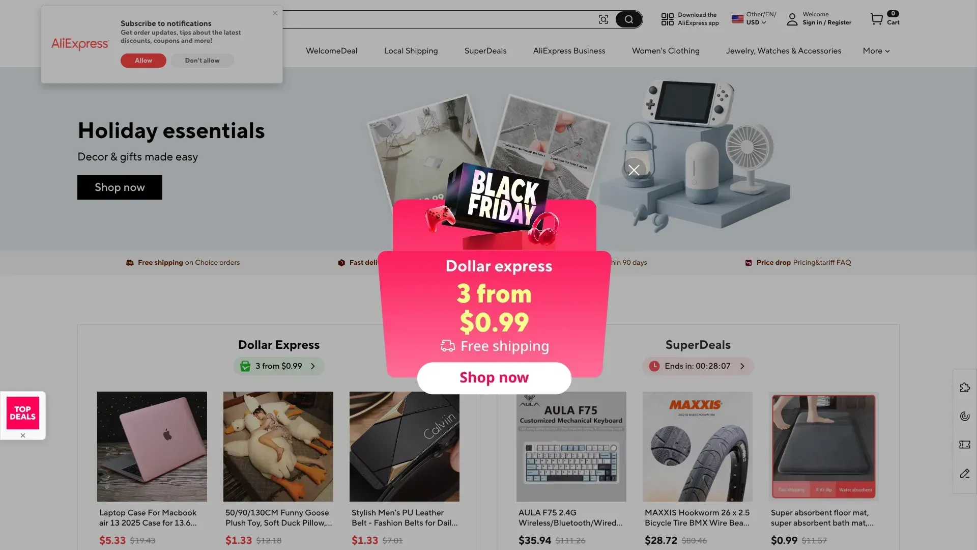 Aliexpress nettbutikk - Les om nettbutikken, sjekk kampanjer, kampanjekoder og tilbud