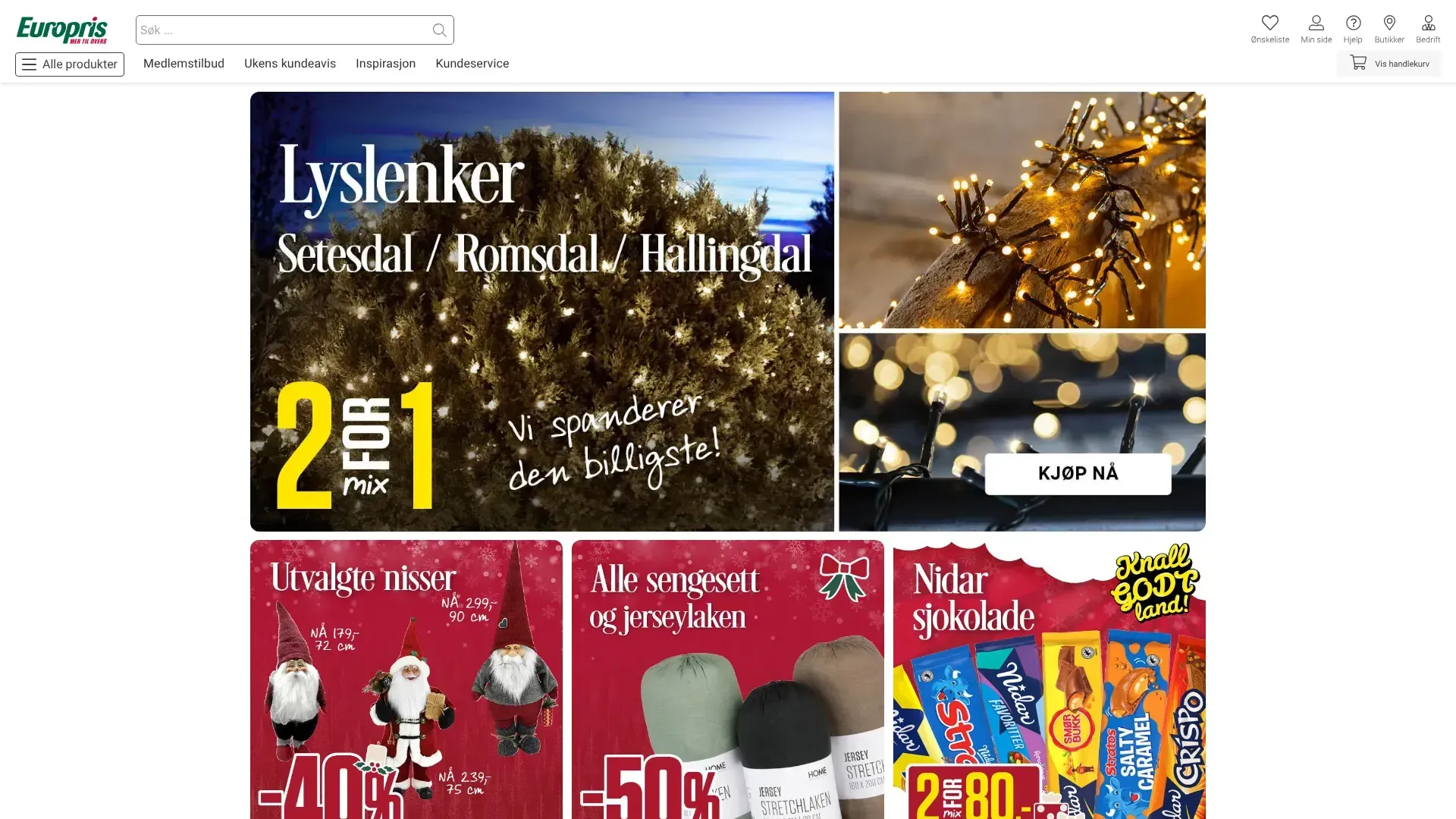 Europris nettbutikk - Les om nettbutikken, sjekk kampanjer, kampanjekoder og tilbud