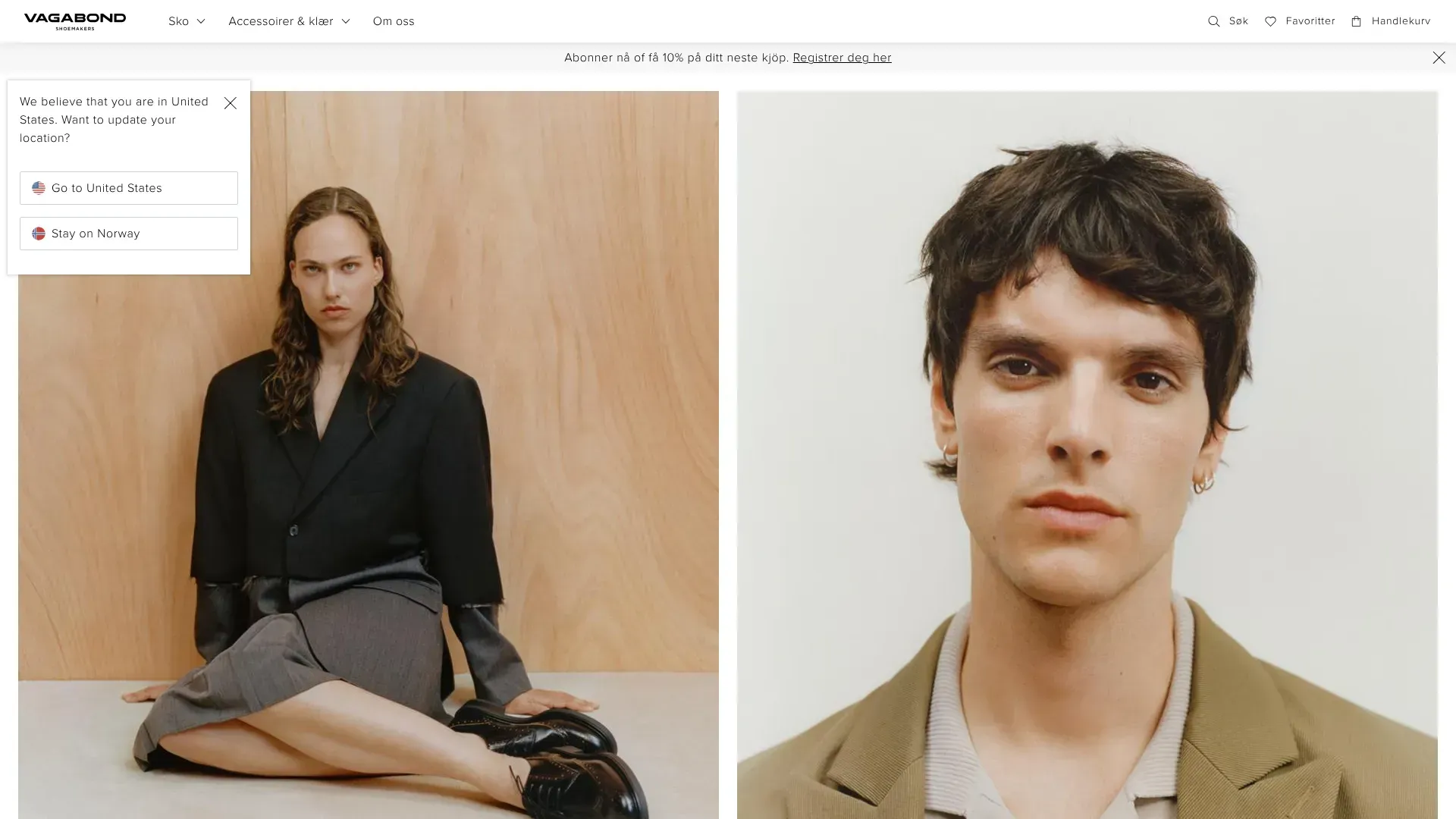 Vagabond nettbutikk - Les om nettbutikken, sjekk kampanjer, kampanjekoder og tilbud