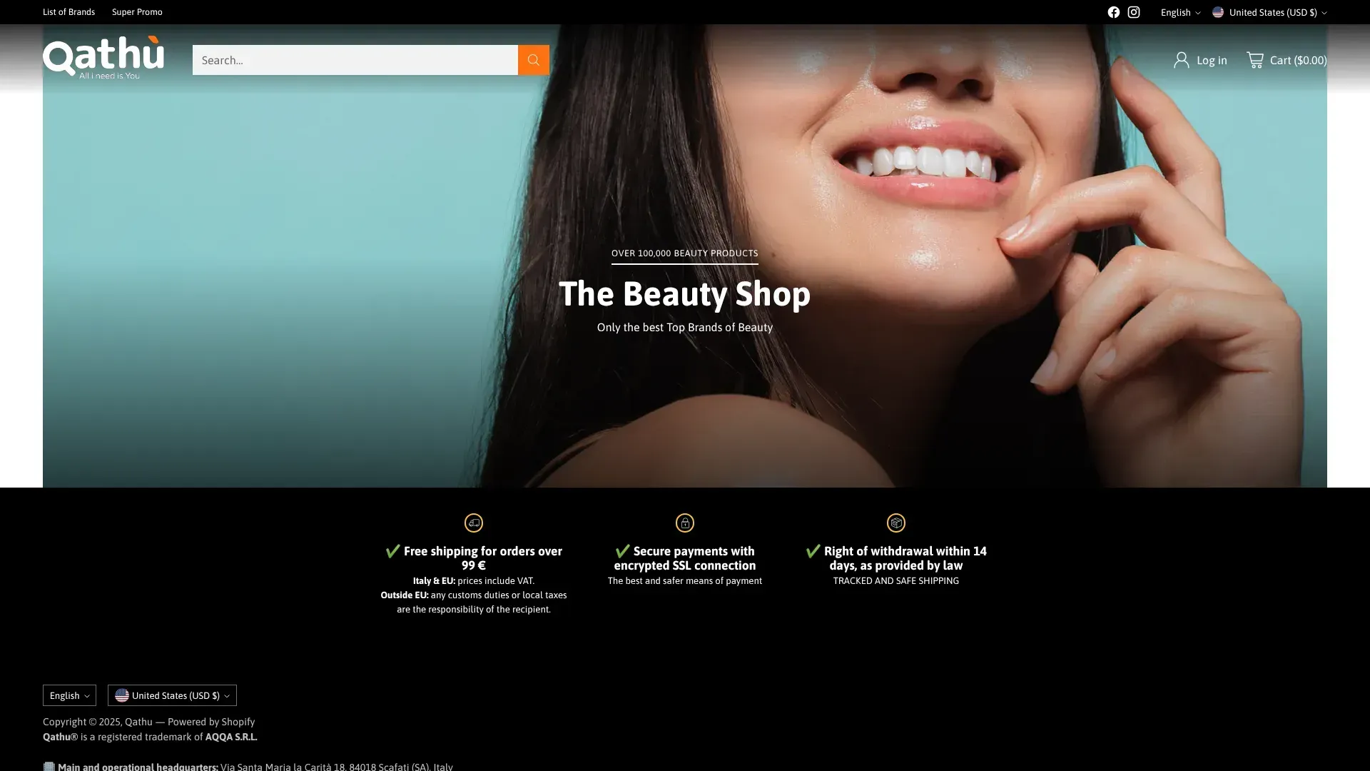 Qathu nettbutikk - Les om nettbutikken, sjekk kampanjer, kampanjekoder og tilbud