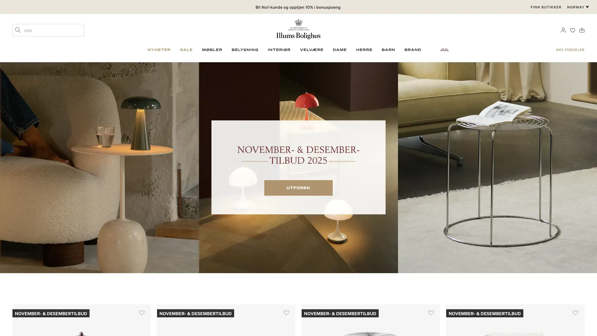 Illumsbolighus nettbutikk - Les om nettbutikken, sjekk kampanjer, kampanjekoder og tilbud