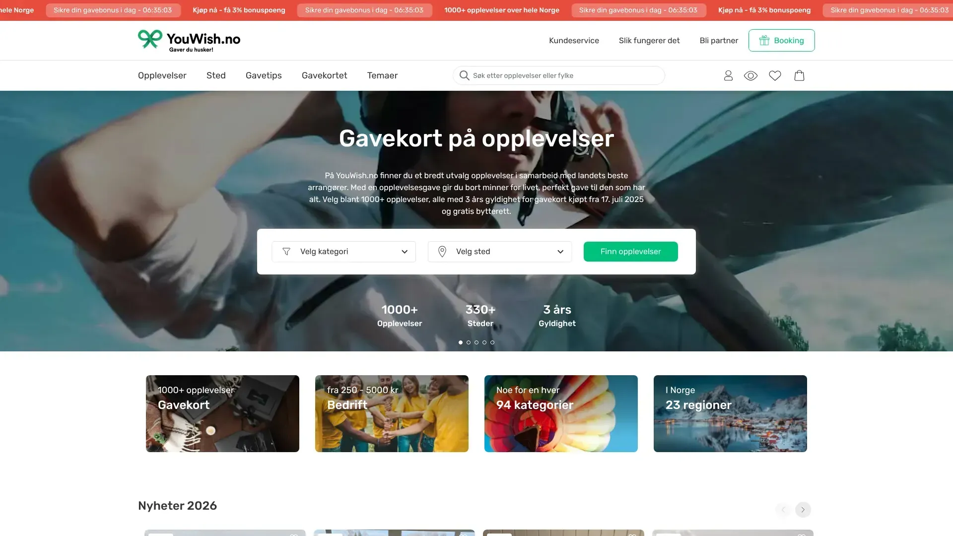 Youwish nettbutikk - Les om nettbutikken, sjekk kampanjer, kampanjekoder og tilbud