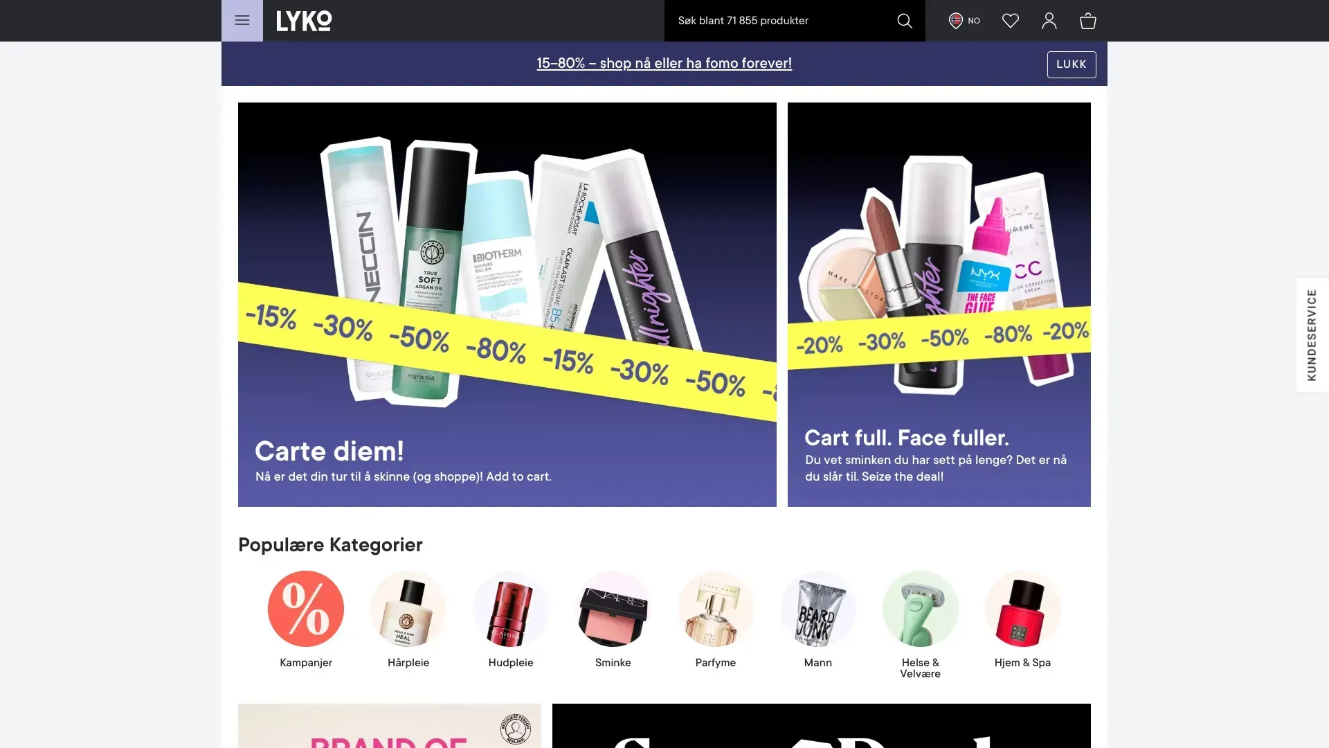 Lyko nettbutikk - Les om nettbutikken, sjekk kampanjer, kampanjekoder og tilbud
